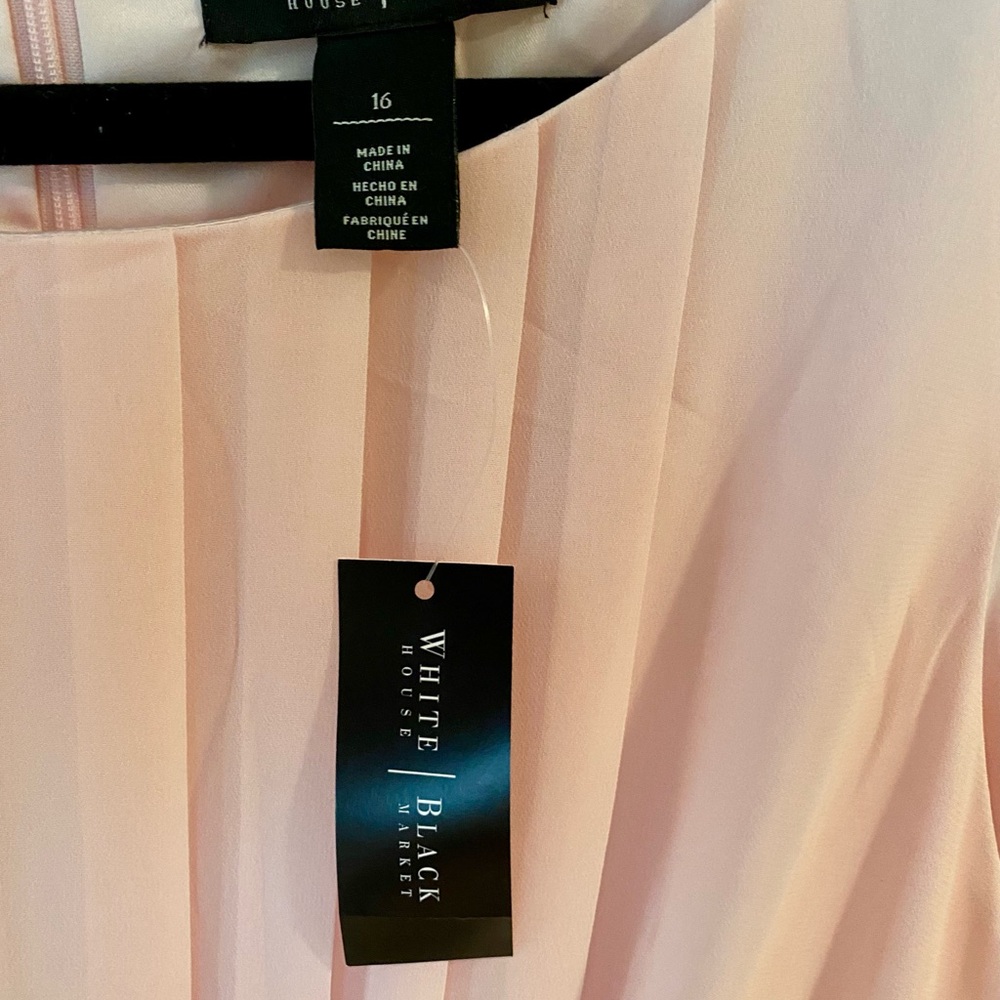 White House Black Market Light Pink Maxi Dress - Picture 2 of 8